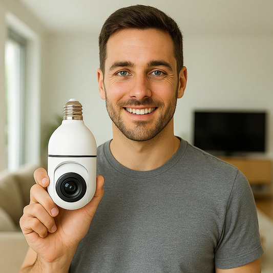LightGuard™ 360° Security Bulb Camera